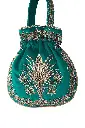 Zardozi Embroidered Potli Bag