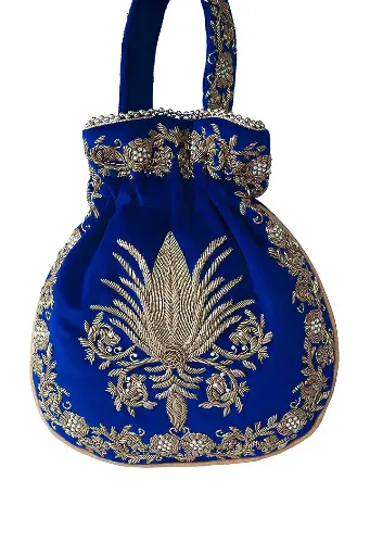 Zardozi Embroidered Potli Bag